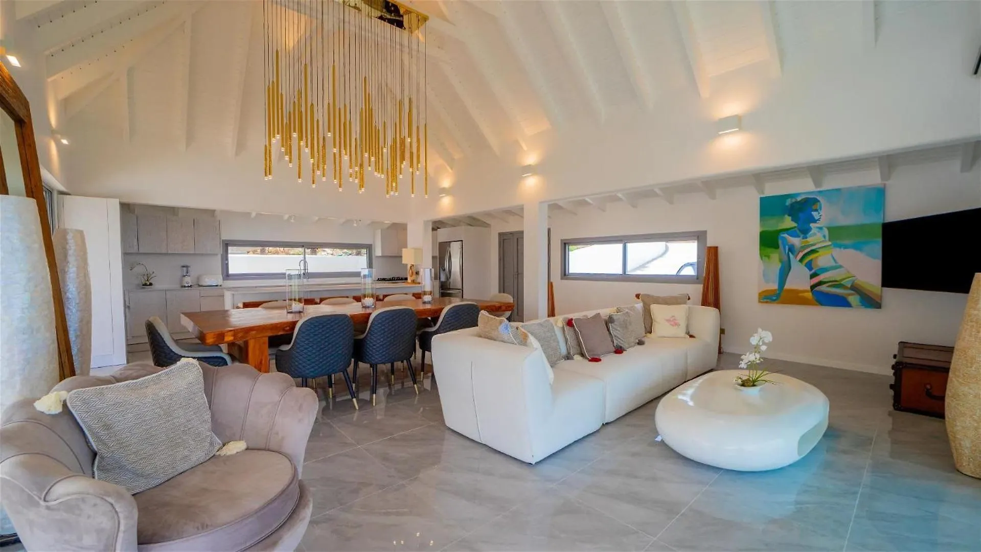 Contemporary Warm Villa with Tropical Setting Gustavia Saint-Barthelemy